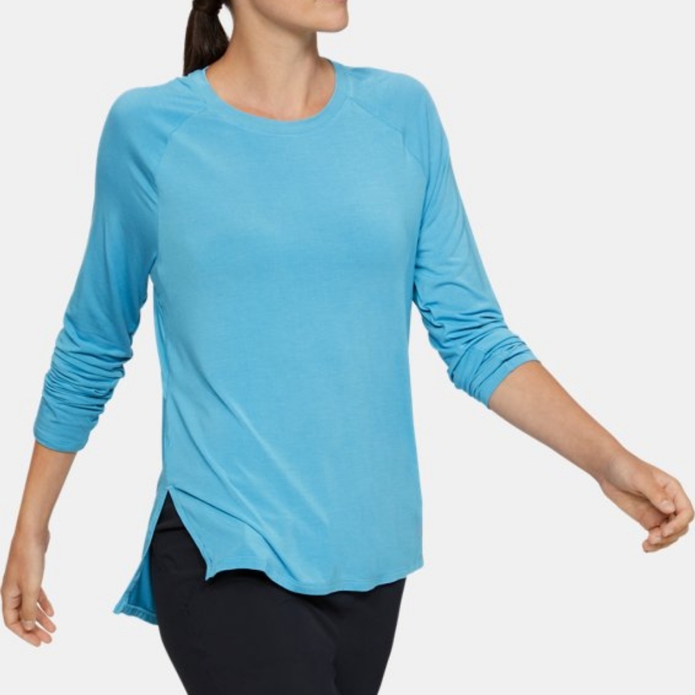 Under Armour | Women's Blue Whisperlight Open Back NEW - Picture 10 of 10